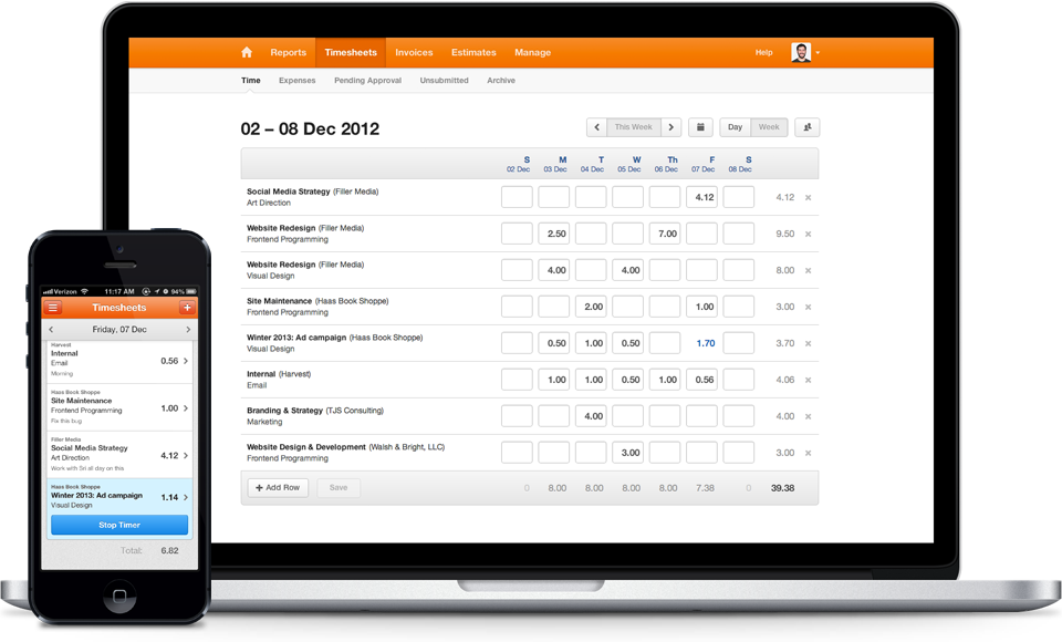 Time tracking Sync