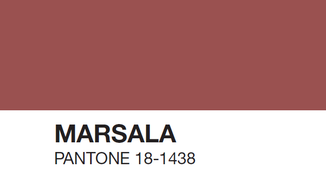 Marsala Pantone of the Year