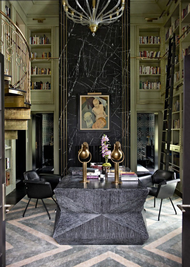 Kelly Wearstler Interiors Bergdorf Goodman Restaurant  Contemporary home  furniture, Kelly wearstler, Top interior designers